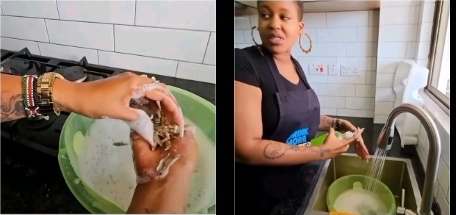 Kamene Goro Washes Omena with Soap and Disinfectant, Says It is Safe